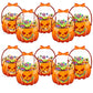 💥  🎃 Halloween-Geschenktüten – 10 Stück, transparentes Kürbis-Design. Mit Reißverschluss & stabilem Henkel. PP-Material. Perfekt für Trick-or-Treat & Party-Goodies 🍬