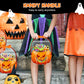 💥  🎃 Halloween-Geschenktüten – 10 Stück, transparentes Kürbis-Design. Mit Reißverschluss & stabilem Henkel. PP-Material. Perfekt für Trick-or-Treat & Party-Goodies 🍬