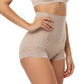 Damen-Slip mit hoher Taille, aus Spitze, zur Bauchstraffung und Po-Formung