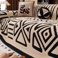 🛋️ 50% RABATT 2026! ✨ Plüsch Sofaüberwurf - Extra Dicke & Rutschfeste Decke mit Elastischen Kanten für Herbst und Winter 🍂❄️