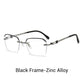 👓 Anti-Blaulicht-Brille randlos – Schutz &amp; Stil! HD-Gläser, Leicht &amp; Bequem den ganzen Tag! ✨