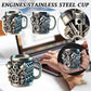 V8/V6 Engine Stainless Steel Cup