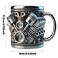 V8/V6 Engine Stainless Steel Cup