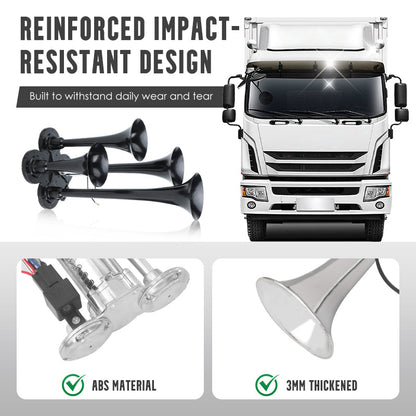 Lautstarke 120-dB-Luftdruckhupe für Lkw und Pkw