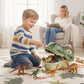 📢📢50 % RABATT!+KOSTENLOSER VERSAND⏰🥳Lustiges und lehrreiches Dinosaurier-Set für Kinder🦖🎓