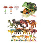 📢📢50 % RABATT!+KOSTENLOSER VERSAND⏰🥳Lustiges und lehrreiches Dinosaurier-Set für Kinder🦖🎓