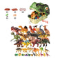 📢📢50 % RABATT!+KOSTENLOSER VERSAND⏰🥳Lustiges und lehrreiches Dinosaurier-Set für Kinder🦖🎓