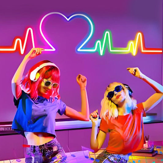 🎄🌟50 % RABATT⚡ Über 50.000 verkauft! 🌈Intelligente, flexible RGB-LED-Lichterkette mit Musiksteuerung und Fernbedienung🎵