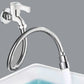 Flexible 360-Grad-Edelstahl-Wasserhahn-Verlängerung, spritzwassergeschützt