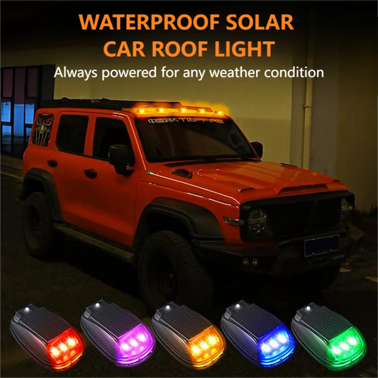 ☀️ 45% RABATT JETZT! 💡 Wasserdichte Solar-Autodachleuchte – Fernbedienung, Einfache Installation & Energieeffizient 🚗✨