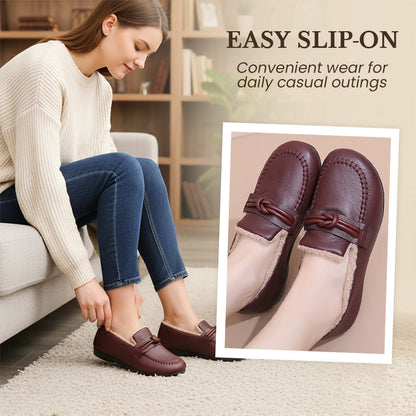 Warme Slipper für Damen für den Winter