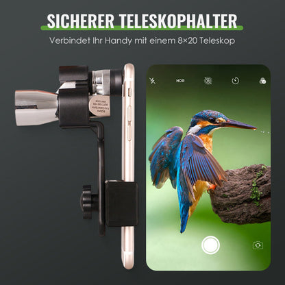 🔥Mini-Taschenferngläser mit Smartphone-Halterung