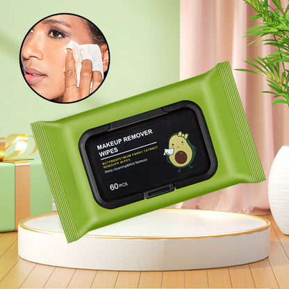 Make-up-Entferner-Tücher mit Avocadoöl