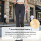 Plüschgefütterte, ausgestellte Yogahose für Damen
