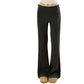Plüschgefütterte, ausgestellte Yogahose für Damen