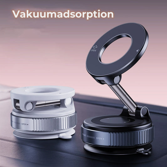 Magnetischer Handyhalter mit Vakuum-Saugnapf fürs Auto