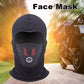 Winddichte, schützende und staubdichte Kapuze für Motorrad- und Fahrradfahren, Offroad-Fahren, atmungsaktive, thermische Winter-Gesichtsmaske, kompatibel mit Fahrrad-, Motorrad- und Skhelm