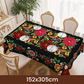 🌺 Mexikanische Tischdecke mit Blumenmuster – Elegant & Fleckenfest für Ihr Esszimmer!