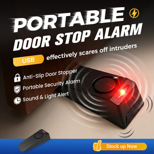 Tragbarer Türstopper-Alarm