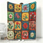 Kuschelige und weiche Flanelldecke mit Blumenmuster