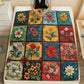 Kuschelige und weiche Flanelldecke mit Blumenmuster