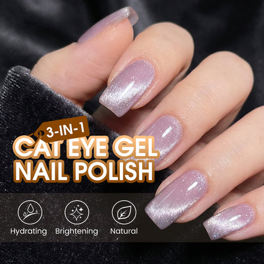 3-in-1 langanhaltender magnetischer Cat-Eye-Gel-Nagellack