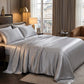Einfarbiges Satin-Flachlaken🛏️Sobald es die Haut berührt, vermittelt es ein außergewöhnlich beruhigendes Gefühl und ist somit ideal für den Schlaf.😴