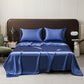 Einfarbiges Satin-Flachlaken🛏️Sobald es die Haut berührt, vermittelt es ein außergewöhnlich beruhigendes Gefühl und ist somit ideal für den Schlaf.😴