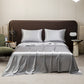 Einfarbiges Satin-Flachlaken🛏️Sobald es die Haut berührt, vermittelt es ein außergewöhnlich beruhigendes Gefühl und ist somit ideal für den Schlaf.😴