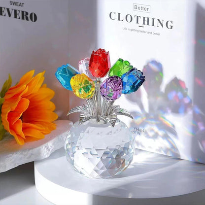 🔥Solange der Vorrat reicht 50 % Rabatt!🎉 Kristallrose – 7 Farben, brillante Verarbeitung & ewiges Geschenk 💐💫✨