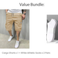 🩳 50% RABATT! ⏰ Leichte Cargoshorts – Atmungsaktives Material & knielang – Sichere Taschen für Handy und Schlüssel – bequem den ganzen Tag, ideal für Sommer und Reisen ☀️✅