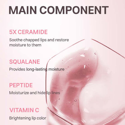 Feuchtigkeitsspendendes, aufhellendes Lippenserum mit Vakuumpumpe