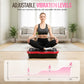 Vibrationsplatte – Fitnessgerät für zu Hause – Einstellbare Vibrationsstufen mit Widerstandsbändern