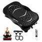 Vibrationsplatte – Fitnessgerät für zu Hause – Einstellbare Vibrationsstufen mit Widerstandsbändern