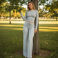 Zweiteiliges Set aus lässigem Oberteil und Hose für Damen