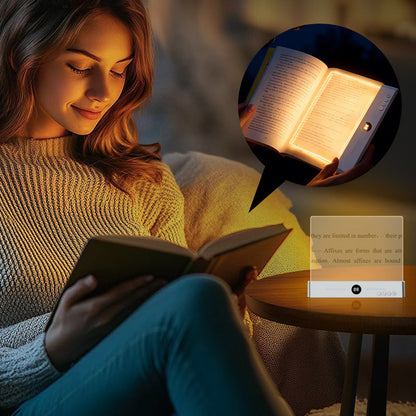LED-Panel-Leselampe mit 3 Farben und Timer
