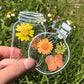 🦋 BLITZANGEBOT: 50 % Rabatt! Transparente Lesezeichen mit Trockenblumen, mit kostenlosem Spitzenband ✨