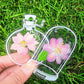 🦋 BLITZANGEBOT: 50 % Rabatt! Transparente Lesezeichen mit Trockenblumen, mit kostenlosem Spitzenband ✨