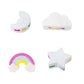 Bunte Badebombe in lustiger Form