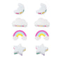 Bunte Badebombe in lustiger Form