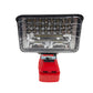 Makita 18V Arbeitslicht, 2-Modus LED Flutlicht mit zwei USB-Anschlüssen für Notfall