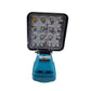 Makita 18V Arbeitslicht, 2-Modus LED Flutlicht mit zwei USB-Anschlüssen für Notfall