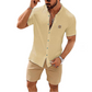👔 LIMITIERTES ANGEBOT: 50% RABATT! ☀️ Herren-Henley-Hemd kurze Ärmel, Knopfleiste, einfarbig, Regular Fit, lässig, atmungsaktiv, bequem für den Sommer; Herrenbekleidung große Größen – Atmungsaktiv, Lockere Passform & Vielseitig ✨