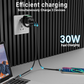 3-in-1-Wireless-Wandladegerät für die Uhr