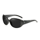 Polarisierte Damen-Sonnenbrille mit Strassverzierungen