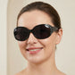 Polarisierte Damen-Sonnenbrille mit Strassverzierungen