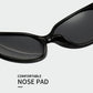 Polarisierte Damen-Sonnenbrille mit Strassverzierungen