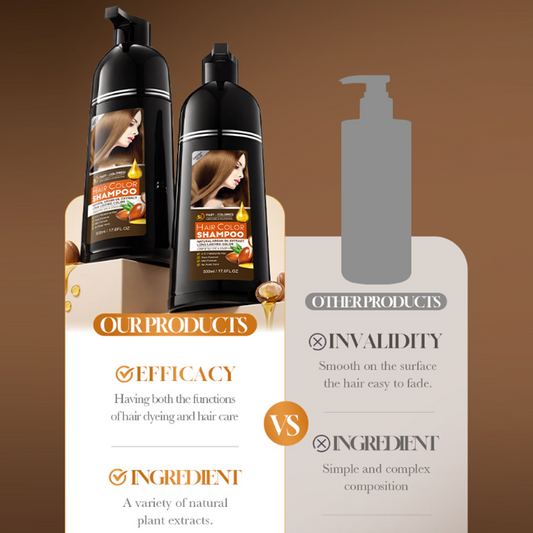 4-in-1-Shampoo für sanfte Haarfärbung und langanhaltende Farbe