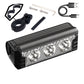 2000 LM Dual-Beam-Fahrradlampe, über USB aufladbar, wasserdichter, heller Fahrradscheinwerfer, Frontlampe mit einstellbarem Lichtstrahl für Nachtfahrten und Mountainbiking