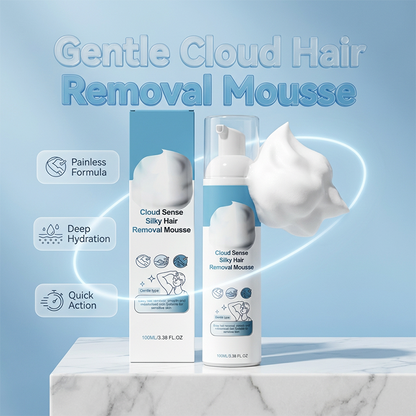 ☁️Sanfte Haarentfernung zum Sprühen: Cloud Sense Seidenmousse. 🌿✨ Ohne Reiben, ohne Stoppeln – für zarte Haut in 5 Minuten. Jetzt sparen!